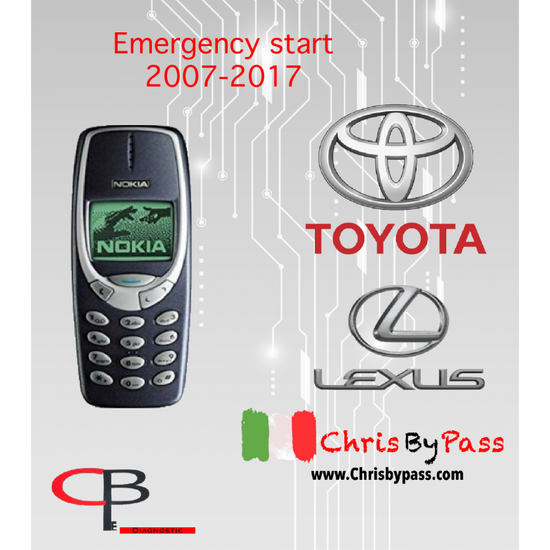 TOYOTA EMERGENCY START 2007-2017