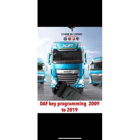 device and software DAF truck from 2009 to 2019